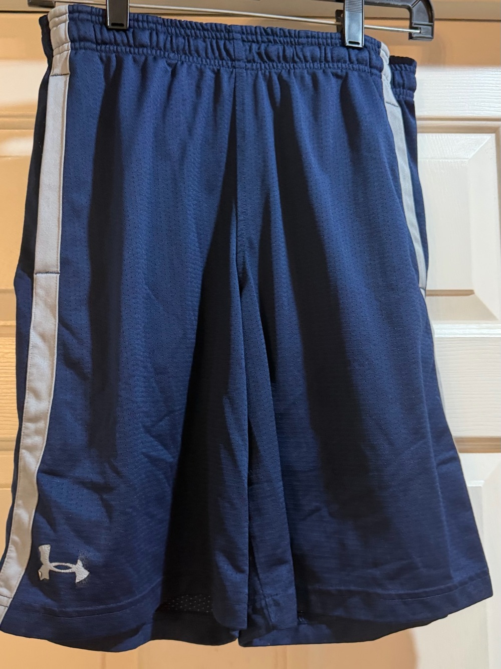 Under Armour Navy and Gray Performance Mesh Shorts